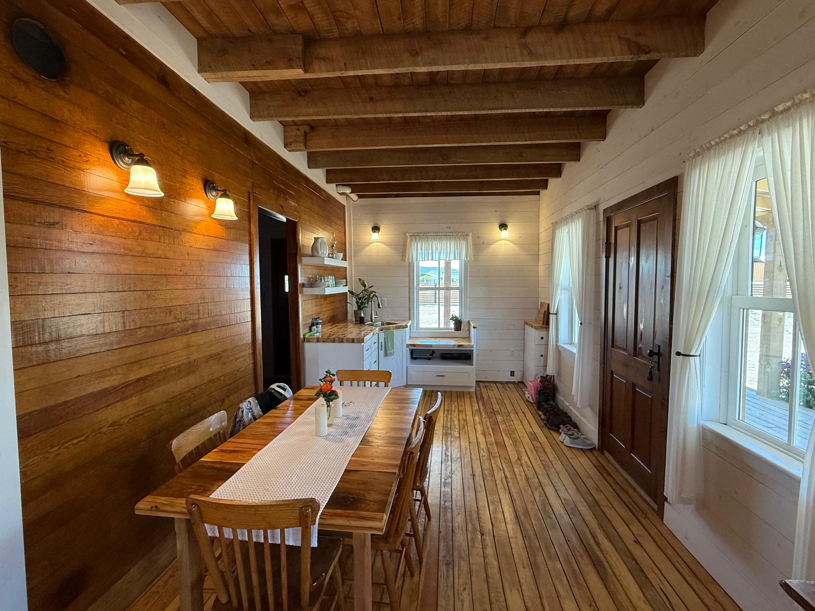 Kitchen and dining room