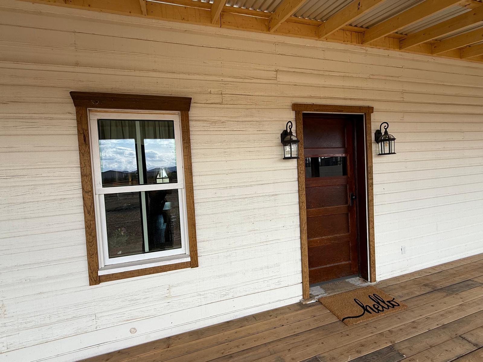 Porch view across the land